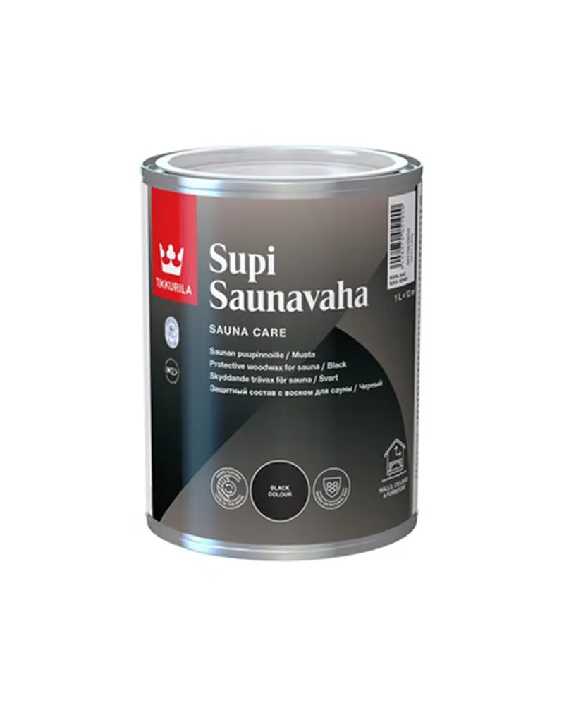 Tikkurila Supi Black Sauna Wax (3 Liters)